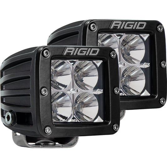 RIGID Industries D-Series PRO Hybrid-Flood LED - Pair - Black | SendIt Sailing