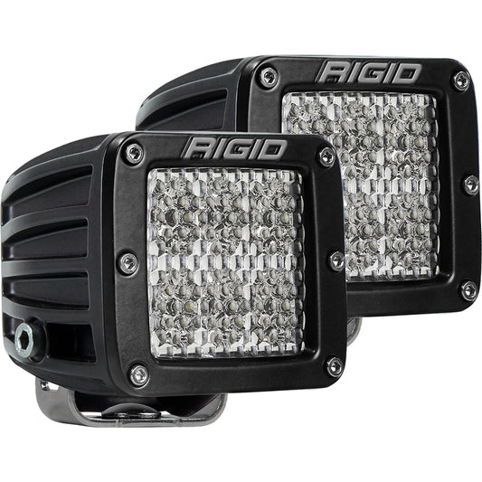 RIGID Industries D-Series PRO Specter-Diffused LED - Pair - Black | SendIt Sailing