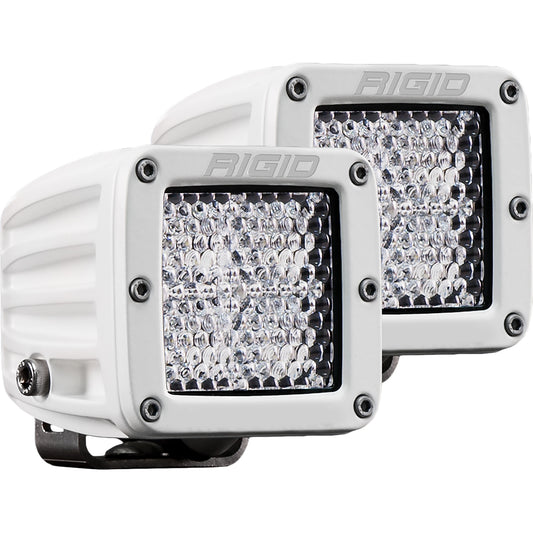 RIGID Industries D-Series PRO Hybrid-Diffused LED - Pair - White | SendIt Sailing