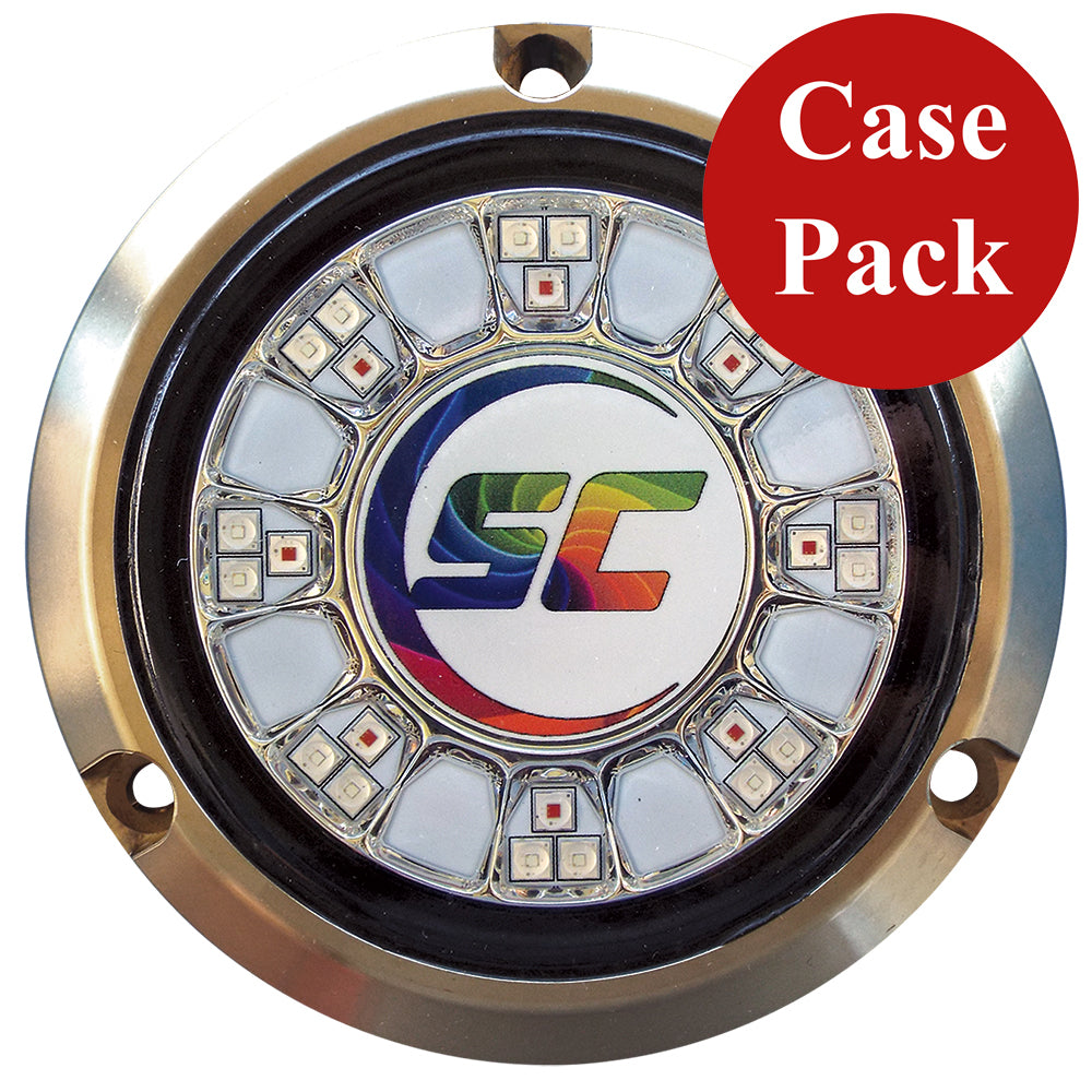 Shadow- Caster SCR-24 Bronze Underwater Light - 24 LEDs - Full Color Changing - *Case of 4* | SendIt Sailing