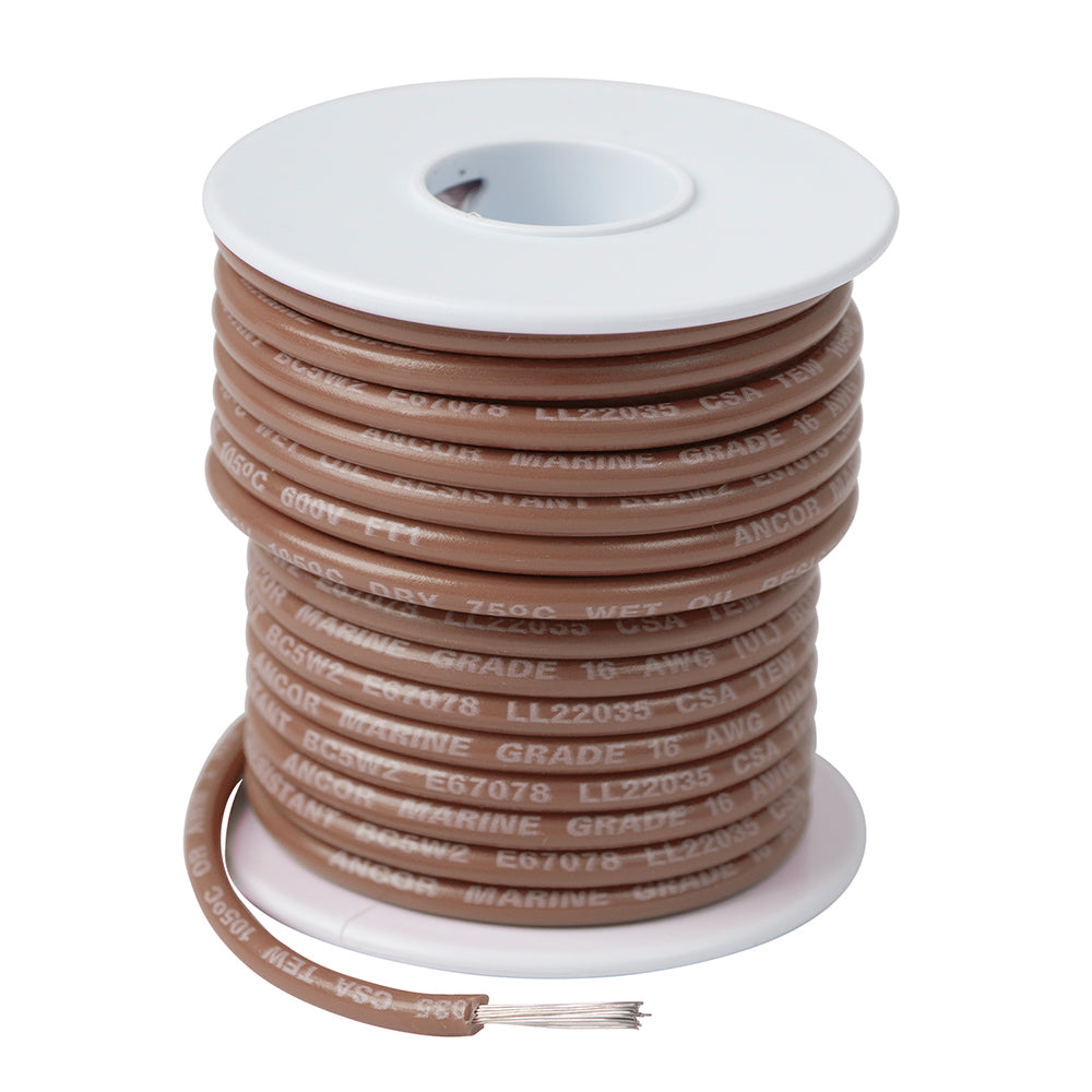 Ancor Tan 16 AWG Tinned Copper Wire - 100ft | SendIt Sailing