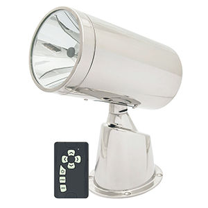Marinco Wireless Stainless Steel Spotlight/Floodlight with Remote | SendIt Sailing