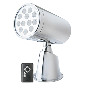 Marinco Wireless LED Stainless Steel Spotlight with Remote | SendIt Sailing
