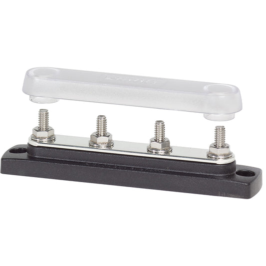 Blue Sea 2307 Common 150A BusBar - (4) 1/4in-20 Studs with Cover | SendIt Sailing