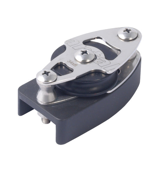 Antal 690.151 End Fitting with Sheave - T-Track 26X4 | SendIt Sailing