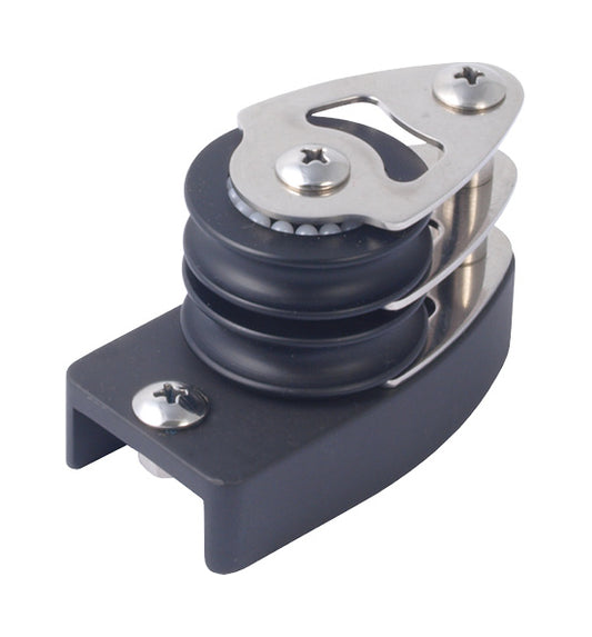 Antal 690.152 End Fitting with 2-Sheave - T-Track 26X4 | SendIt Sailing