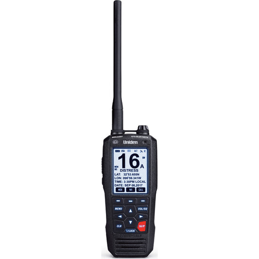 Uniden MHS335BT Handheld VHF Radio with GPS and Bluetooth | SendIt Sailing