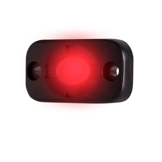 HEISE Auxiliary Accent Lighting Pod - 1.5in x 3in - Black/Red | SendIt Sailing