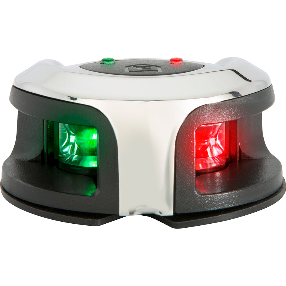 Attwood LightArmor Bow Mount Navigation Light - Stainless Steel - Bi-Color - 2NM | SendIt Sailing