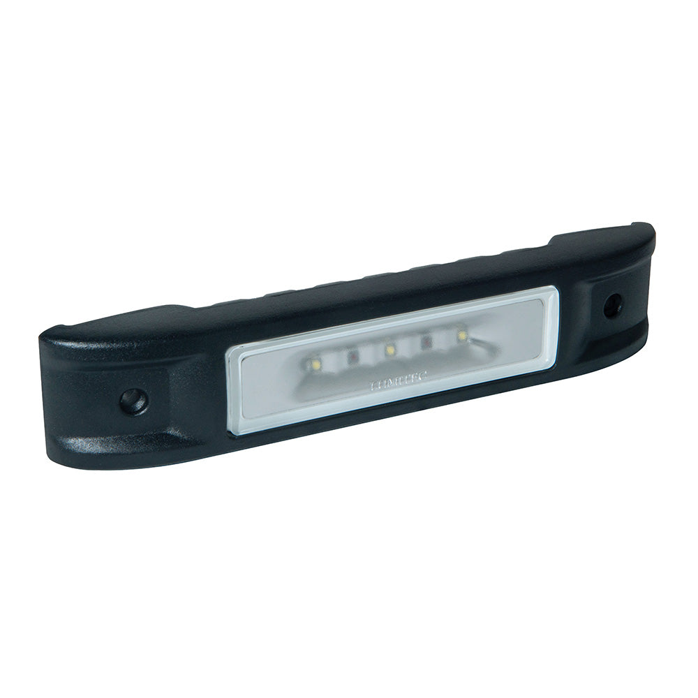 Lumitec Ibiza LED Engine Room Light - Non-Dimming White - Black Finish | SendIt Sailing