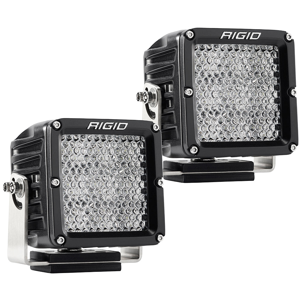 RIGID Industries D-XL PRO Diffused - Pair - Black | SendIt Sailing