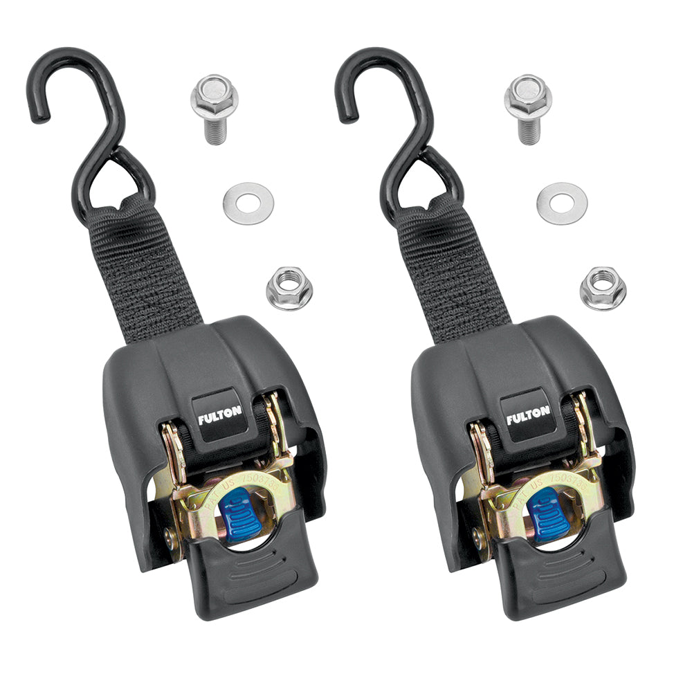 Fulton Transom Ratchet Tie Down - 2in x 43in - 2-Pack | SendIt Sailing