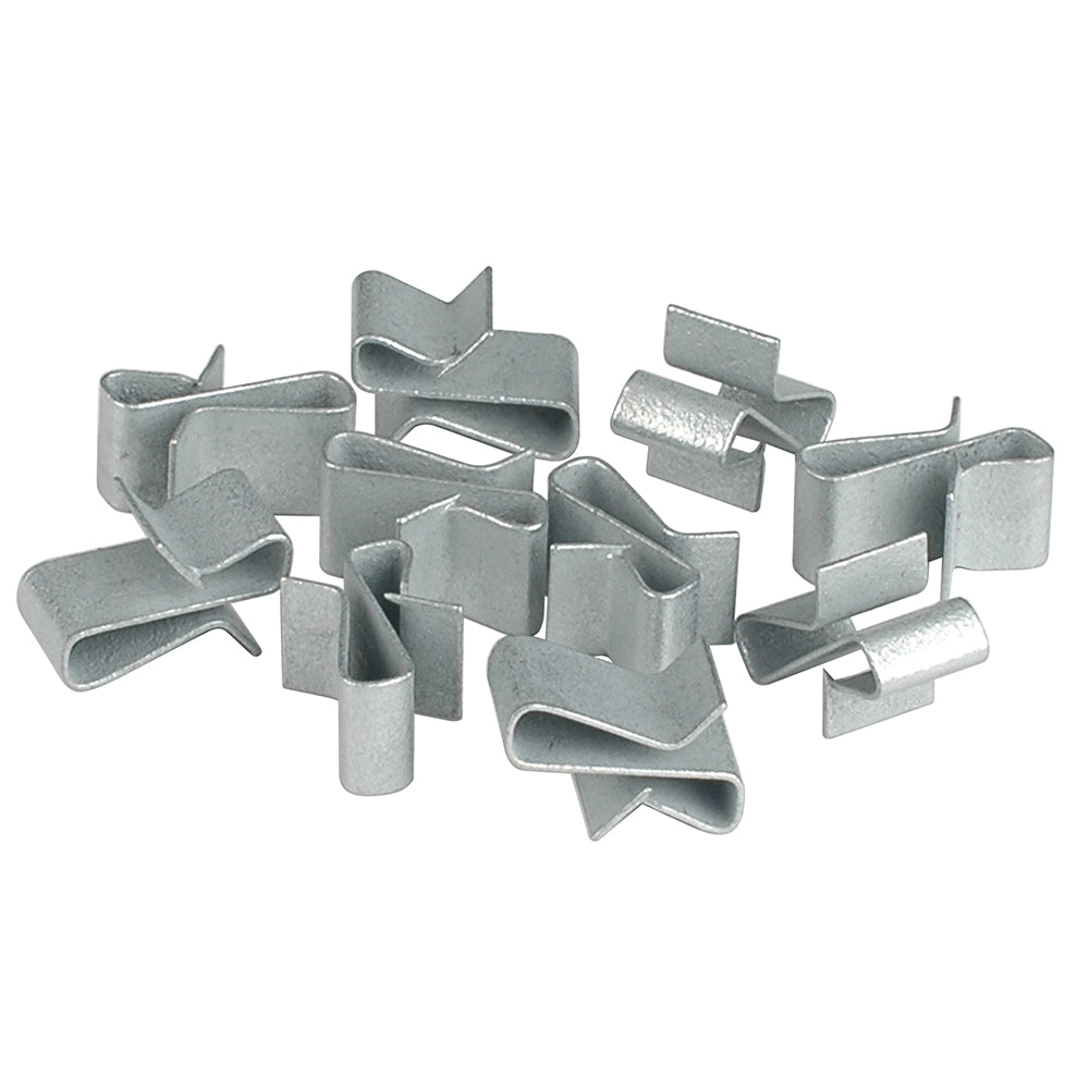 C.E. Smith Trailer Frame Clips - Zinc - 3/8in Wide - 10-Pack | SendIt Sailing