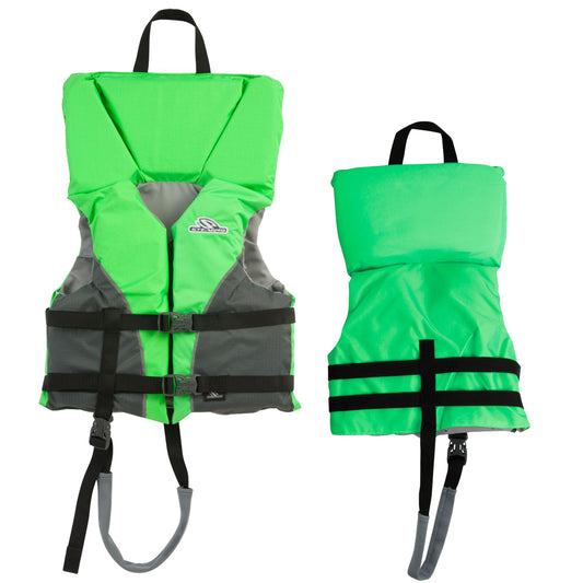 Stearns Youth Heads-Up Life Jacket - 50-90lbs - Green | SendIt Sailing