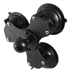 RAM Mount Triple Suction Cup Base with 1.5in Ball | SendIt Sailing