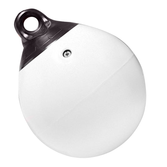 Taylor Made 9in Tuff End Inflatable Vinyl Buoy - White | SendIt Sailing