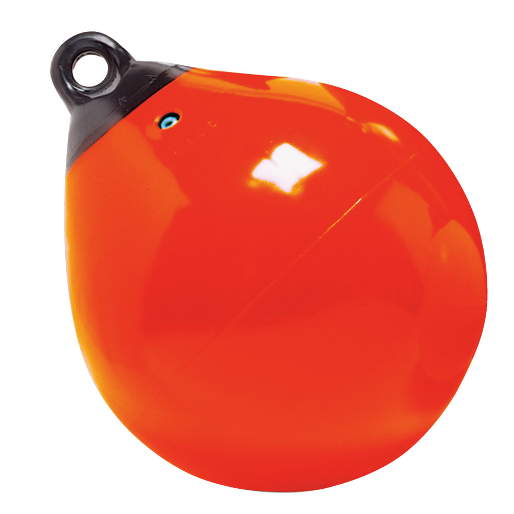 Taylor Made 9in Tuff End Inflatable Vinyl Buoy - Orange | SendIt Sailing