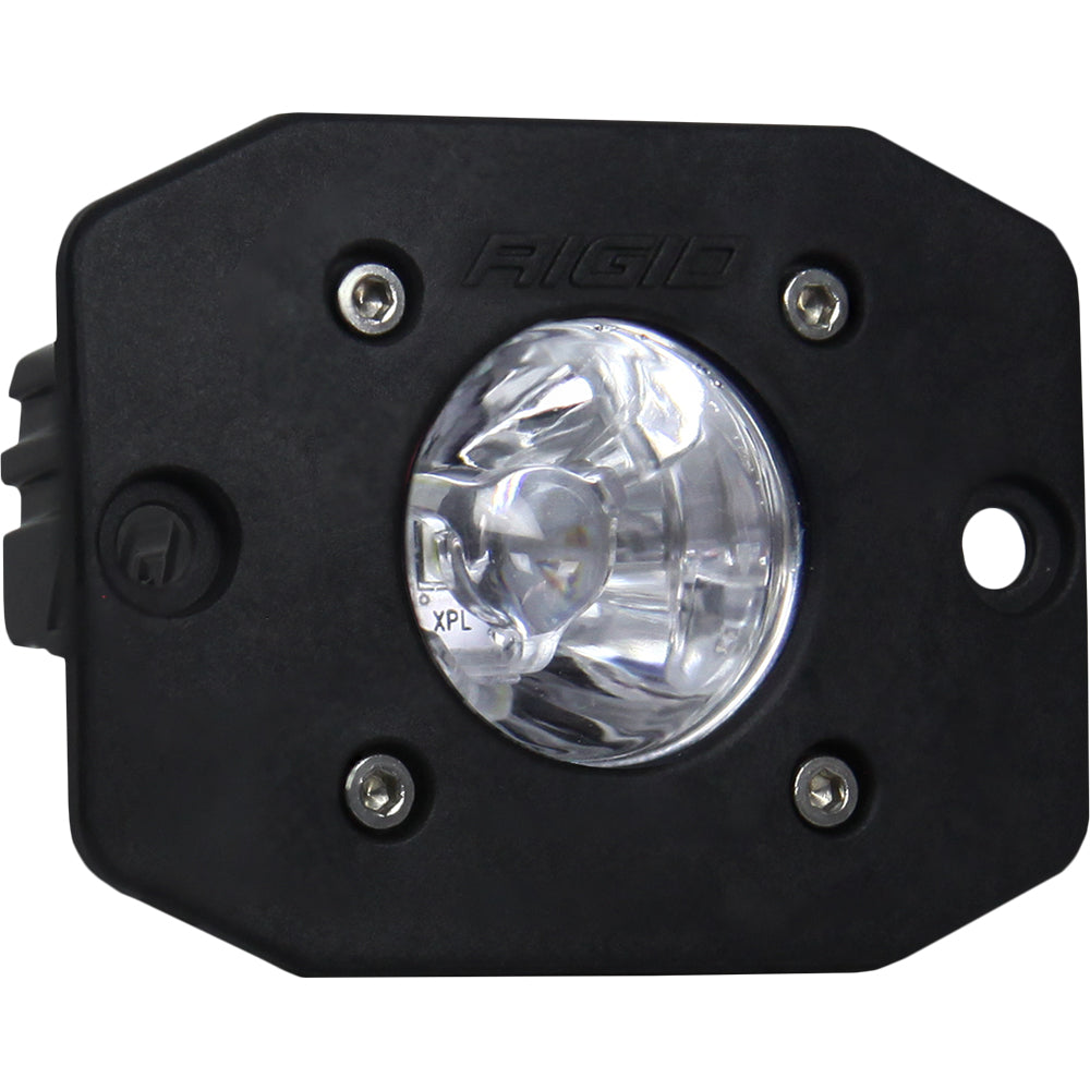 RIGID Industries Ignite Flush Mount Spot - Single - Black | SendIt Sailing