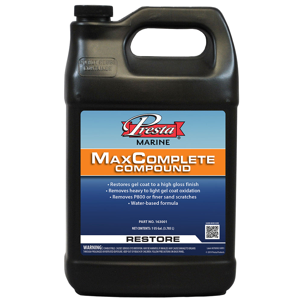 Presta MaxComplete Compound - 1-Gallon | SendIt Sailing