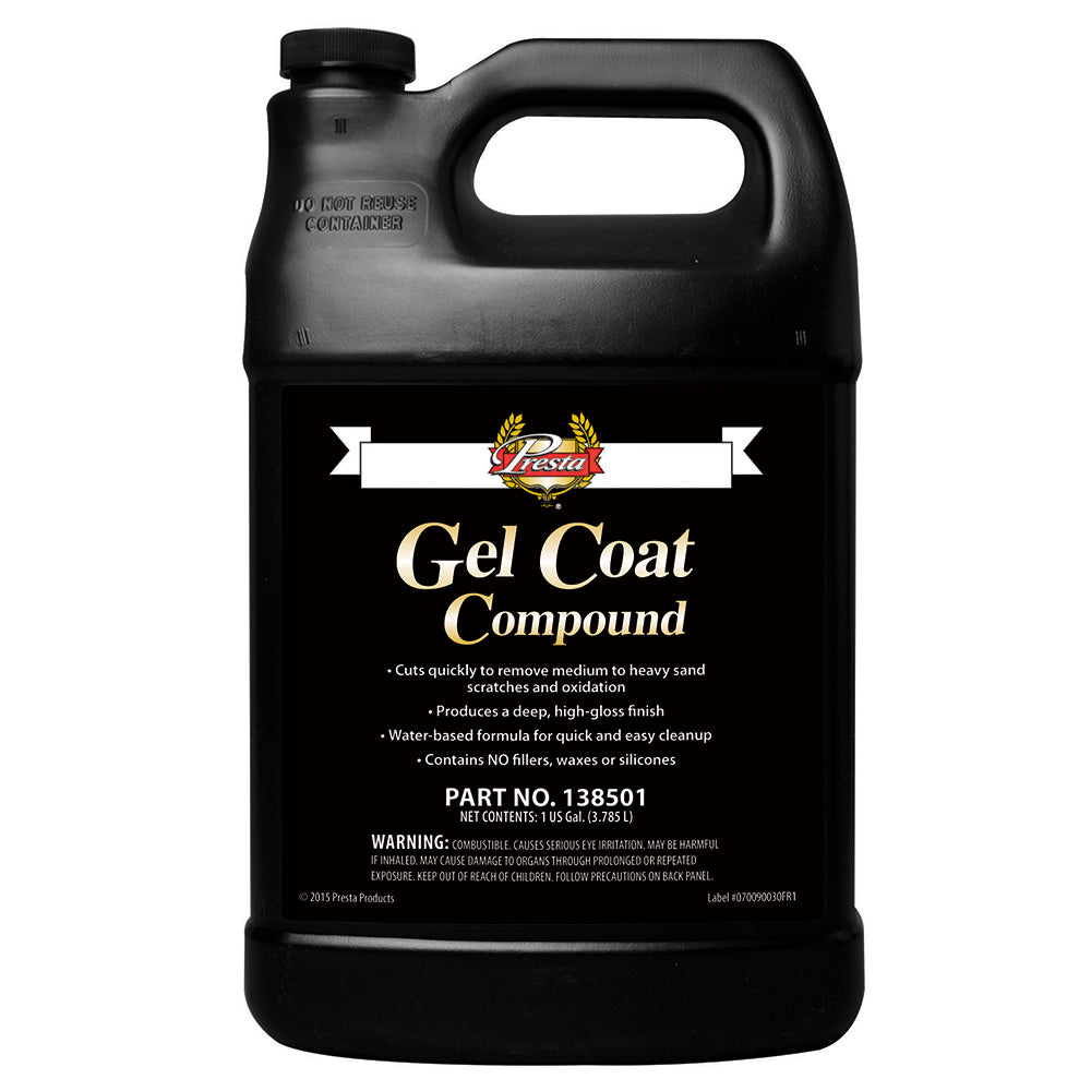 Presta Gel Coat Compound - 1-Gallon | SendIt Sailing