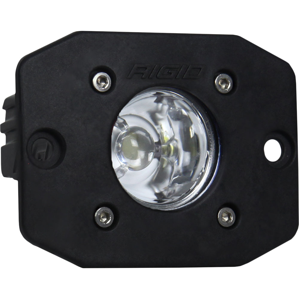 RIGID Industries Ignite Flush Mount Flood - Single - Black | SendIt Sailing