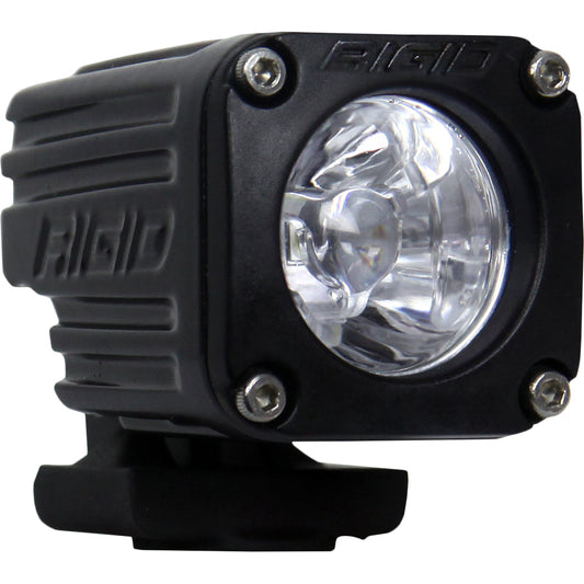 RIGID Industries Ignite Surface Mount Spot - Single - Black | SendIt Sailing