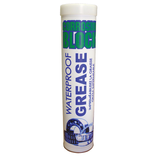 Corrosion Block High Performance Waterproof Grease - 14oz Cartridge - Non-Hazmat, Non-Flammable & Non-Toxic | SendIt Sailing