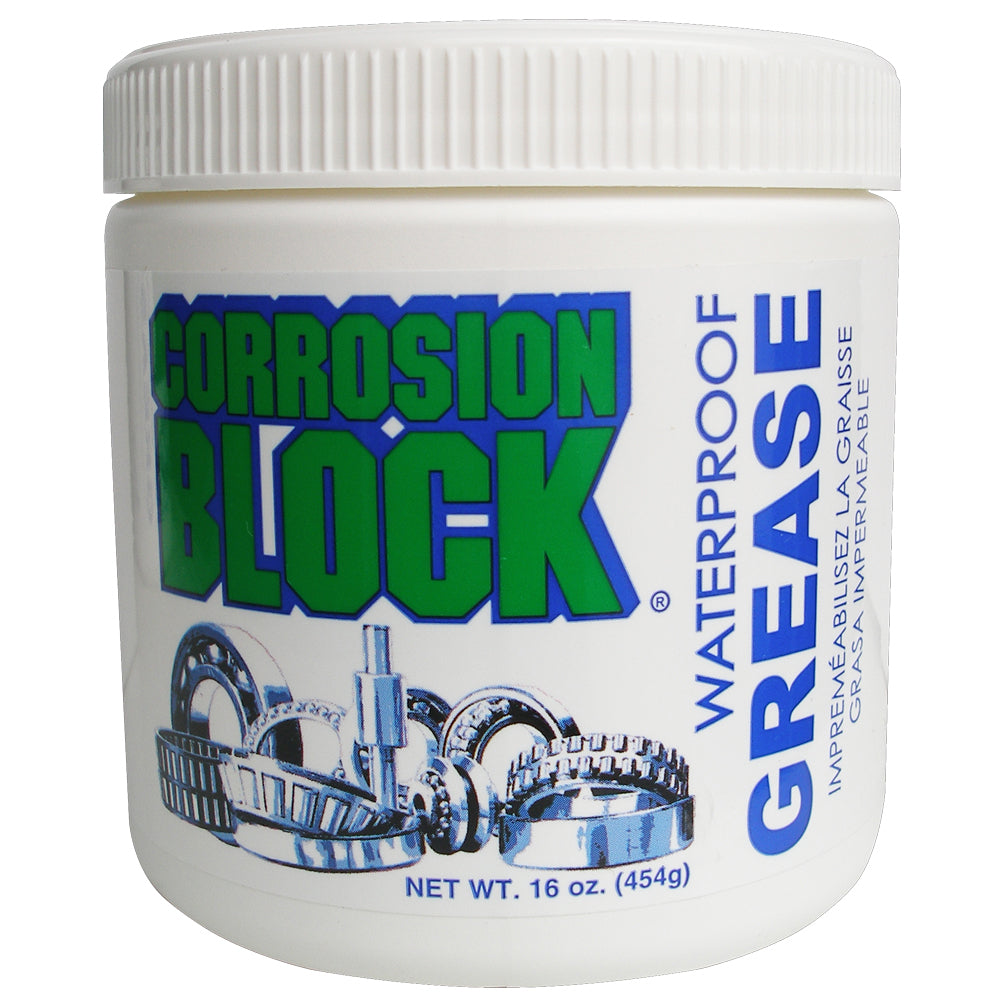 Corrosion Block High Performance Waterproof Grease - 16oz Tub - Non-Hazmat, Non-Flammable & Non-Toxic | SendIt Sailing