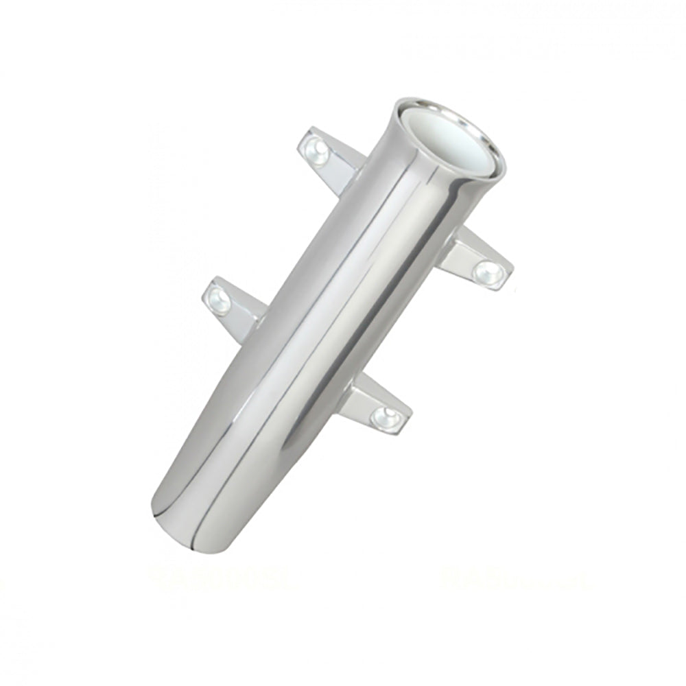Lee's Aluminum Side Mount Rod Holder - Tulip Style - Silver Anodize | SendIt Sailing