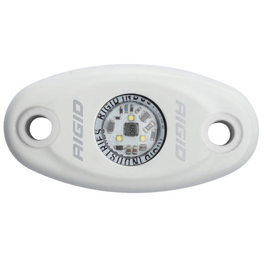 RIGID Industries A-Series White Low Power LED Light - Single - Natural White | SendIt Sailing