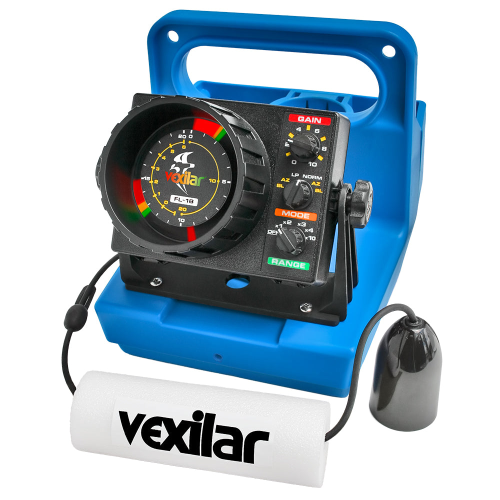 Vexilar FL-18 Genz Pack with 12 degree Ice Ducer | SendIt Sailing