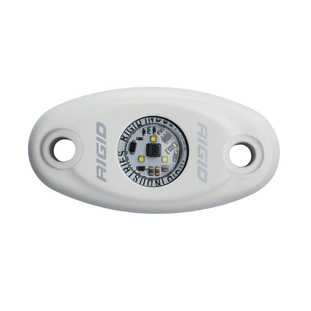 RIGID Industries A-Series High Power Single LED Light - Cool White | SendIt Sailing