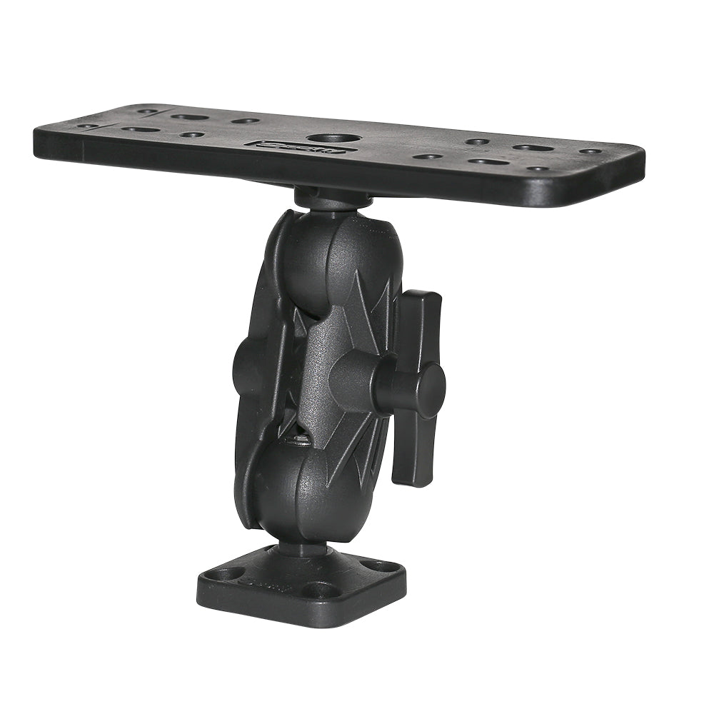 Scotty 163 1.5in Ball Mount with Fishfinder and Universal Mounting Plate | SendIt Sailing