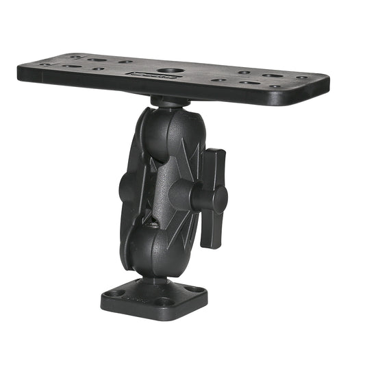 Scotty 163 1.5in Ball Mount with Fishfinder and Universal Mounting Plate | SendIt Sailing