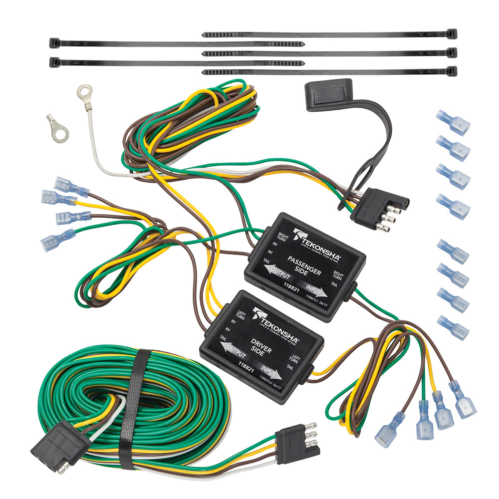 Tekonsha Taillight Isolating System with 4-Flat | SendIt Sailing