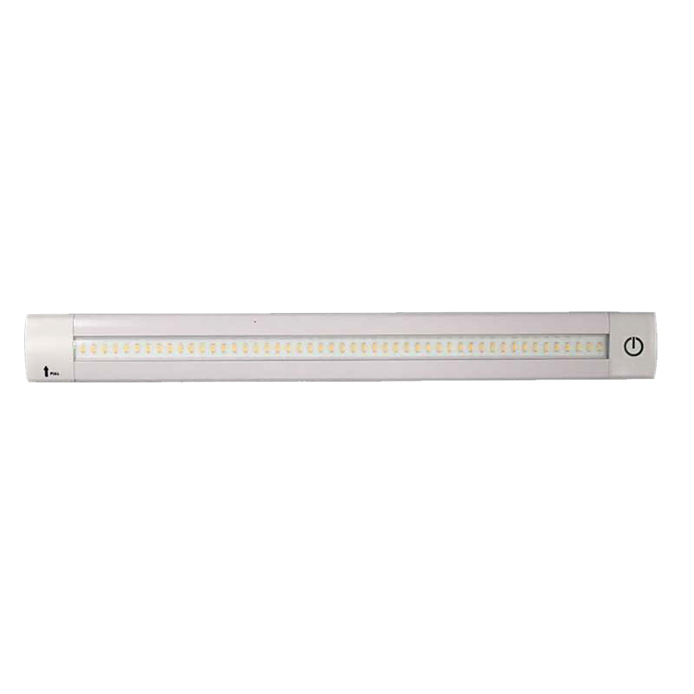 Lunasea Adjustable Linear LED Light with Built-In Dimmer - 12in Length, 12VDC, Warm White with  Switch | SendIt Sailing