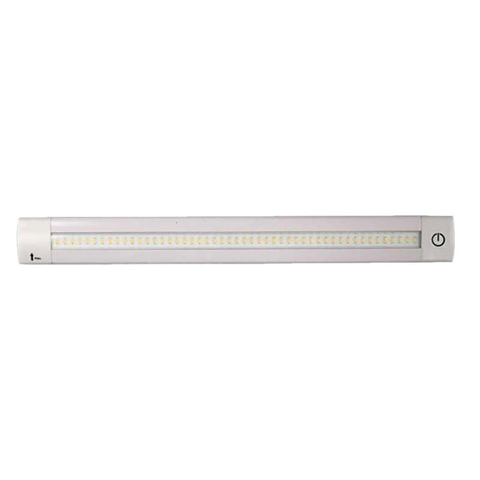 Lunasea Adjustable Linear LED Light with Built-In Dimmer - 12in Length, 12VDC, Warm White with  Switch | SendIt Sailing