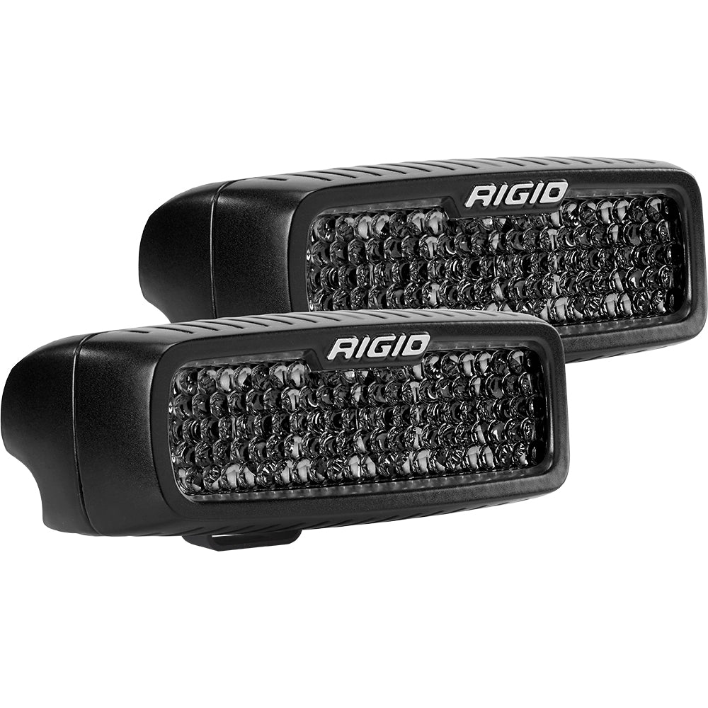 RIGID Industries SR-Q Series PRO Spot Diffused Midnight Surface Mount - Pair | SendIt Sailing