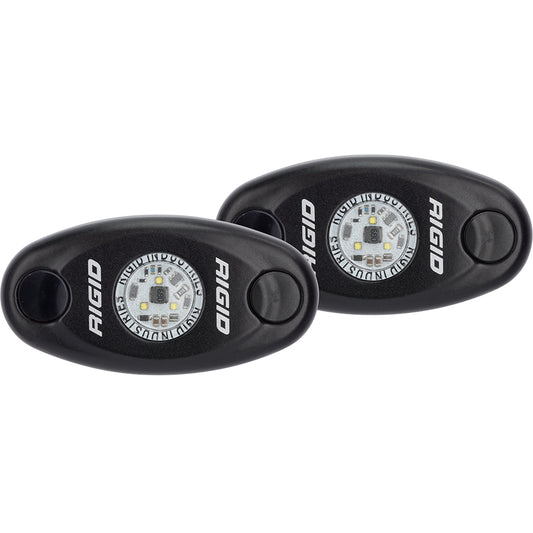 RIGID Industries A-Series Low Power Black Housing/White Light - Pair | SendIt Sailing