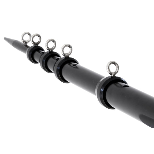 Tigress XD Telescoping Aluminum Outrigger Poles - 15ft - 1-1/8in OD Black | SendIt Sailing