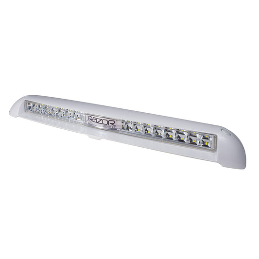 Lumitec Razor 18in Light Bar -Flood - White | SendIt Sailing