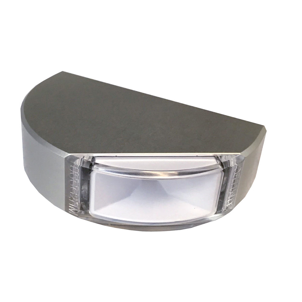 Lumitec Surface Mount Navigation Light - Classic Aluminum - Port Red | SendIt Sailing