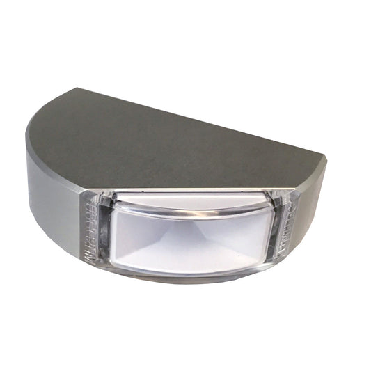 Lumitec Surface Mount Navigation Light - Classic Aluminum - Port Red | SendIt Sailing