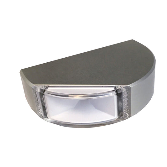 Lumitec Surface Mount Navigation Light - Classic Aluminum - Starboard Green | SendIt Sailing