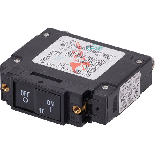 Blue Sea 7441 UL-489 Circuit Breaker - 10A Flat Rocker | SendIt Sailing