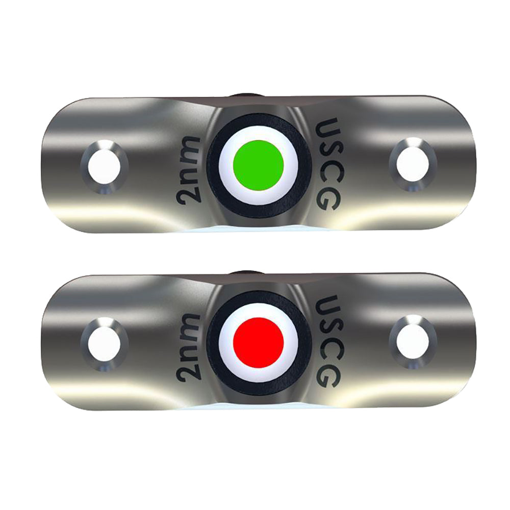 TACO Rub Rail Mounted LED Navigation Light Set - 2-1/2in | SendIt Sailing