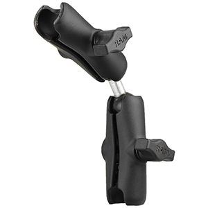 RAM Mount Double Socket Arm with Dual Extension and Ball Adapter | SendIt Sailing