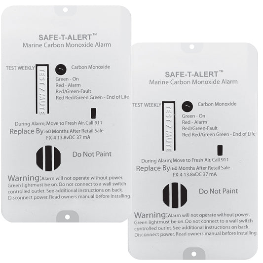 Safe-T-Alert FX-4 Carbon Monoxide Alarm - 2-Pack | SendIt Sailing