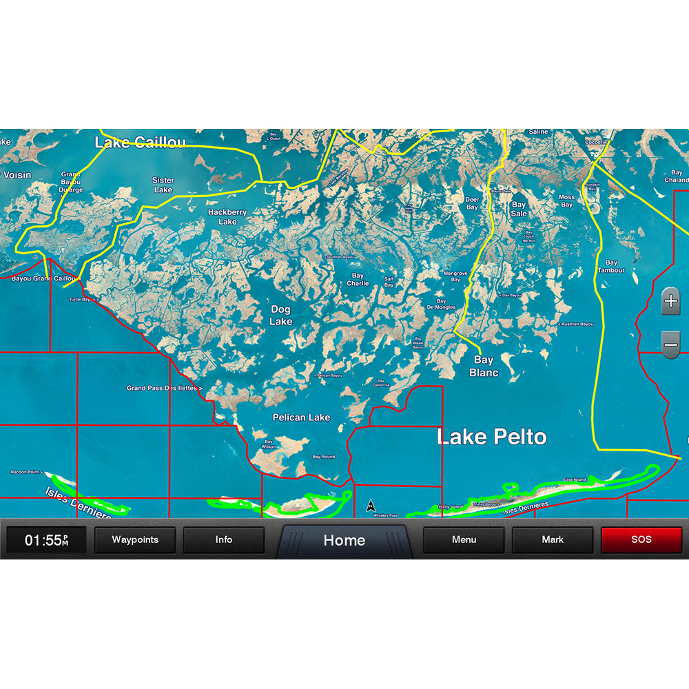 Garmin Standard Mapping - Louisiana Central Premium microSD/SD Card | SendIt Sailing