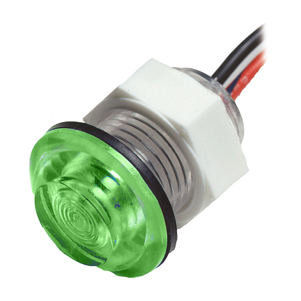 Innovative Lighting LED Bulkhead Livewell Light Flush Mount - Green | SendIt Sailing